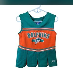 Dolphins cheer dress 2T